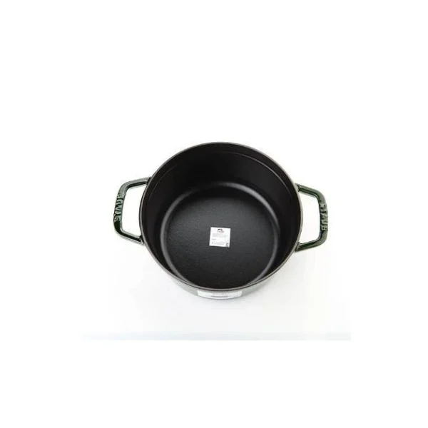 STAUB Cocotte Fonte Ronde 26 Cm Vert Basilic Majolique 5,2 L 3