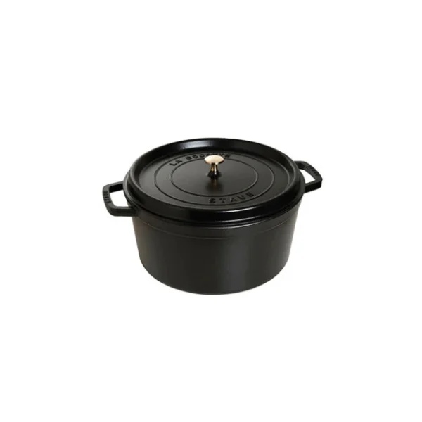 STAUB Cocotte Fonte Ronde 28 Cm Noir Mat 6,7 L 1