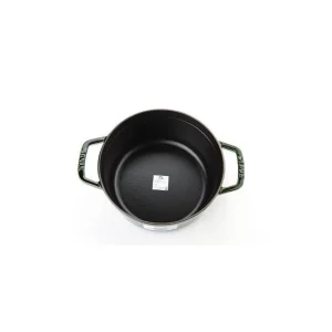 STAUB Cocotte Fonte Ronde 28 Cm Vert Basilic Majolique 6,7 L 12