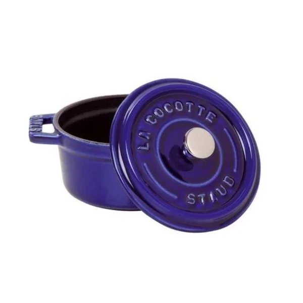 STAUB Cocotte Fonte Ronde 30 Cm Bleu Intense Majolique 8,35 L 3