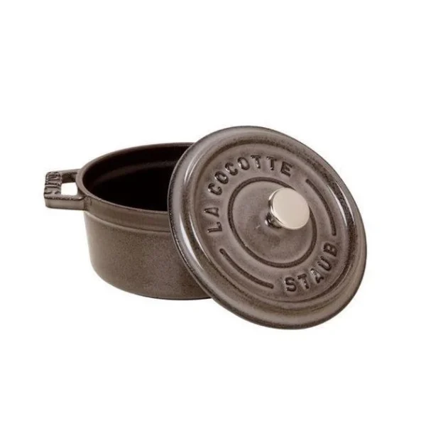 STAUB Cocotte Fonte Ronde 30 Cm Gris Graphite 8,35 L 3