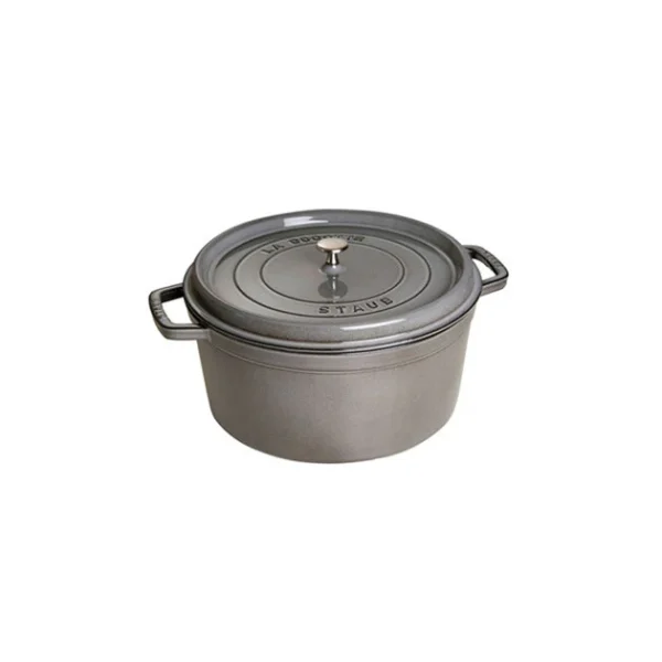 STAUB Cocotte Fonte Ronde 30 Cm Gris Graphite 8,35 L 1