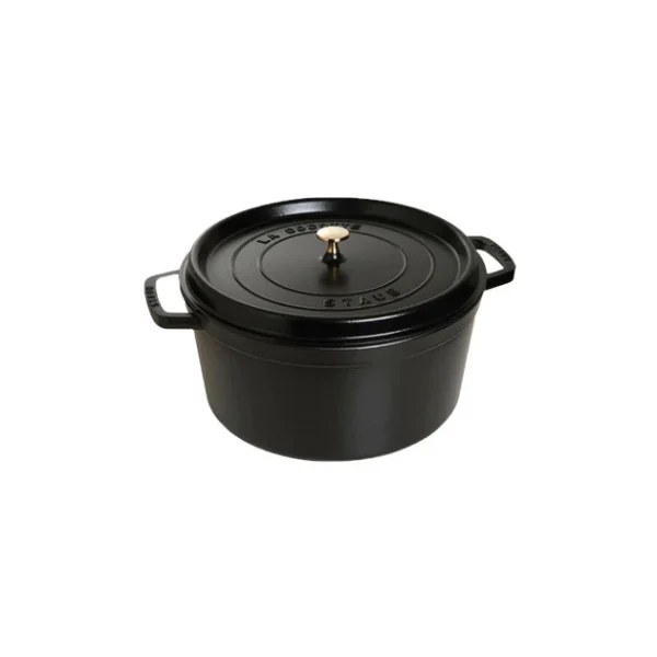 STAUB Cocotte Fonte Ronde 34 Cm Noir Mat 12,6 L 1