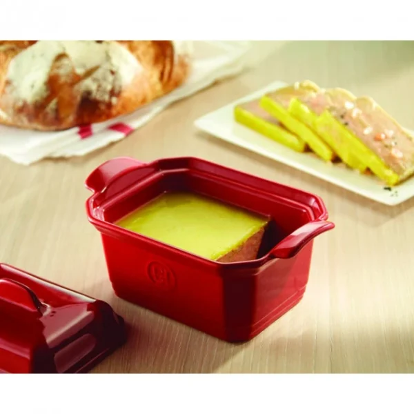 Terrine à Foie Gras Avec Presse 0,6L Emile Henry – Couleur Grand Cru 3