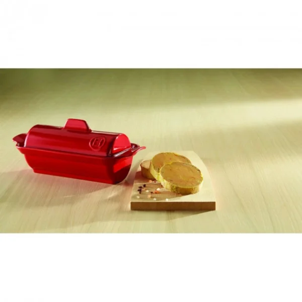 Terrine à Foie Gras Façon Médaillon 0,6L Emile Henry – Couleur Grand Cru 4
