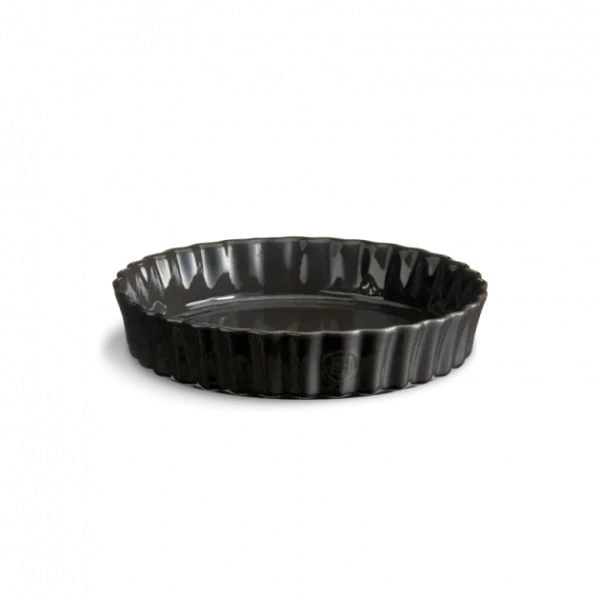 De gros 🔔 Tourtière Haute en Céramique Ø 24 cm Fusain Emile Henry ✨ 1