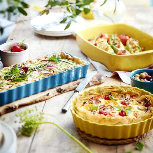 Grosses soldes ❤️ Tourtière Haute en Céramique Ø 24 cm Provence Emile Henry 🔥 3
